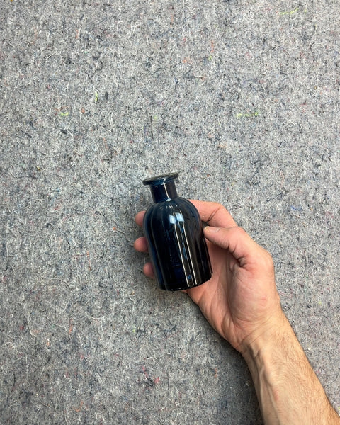 Small Blue Glass Vase