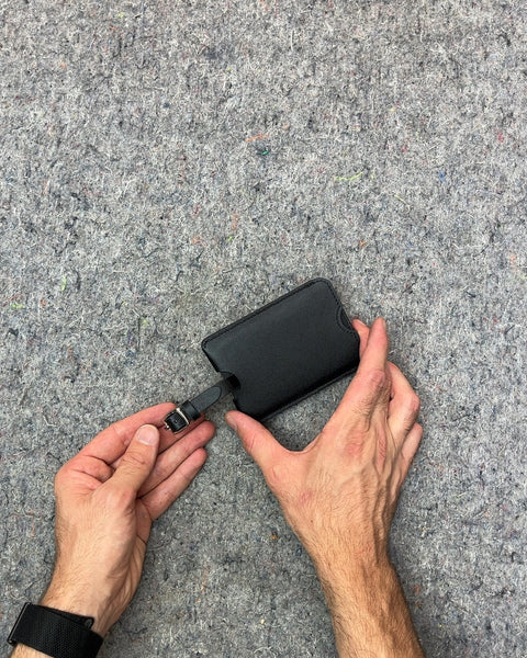 Sexy Black Luggage Tag with ID Window