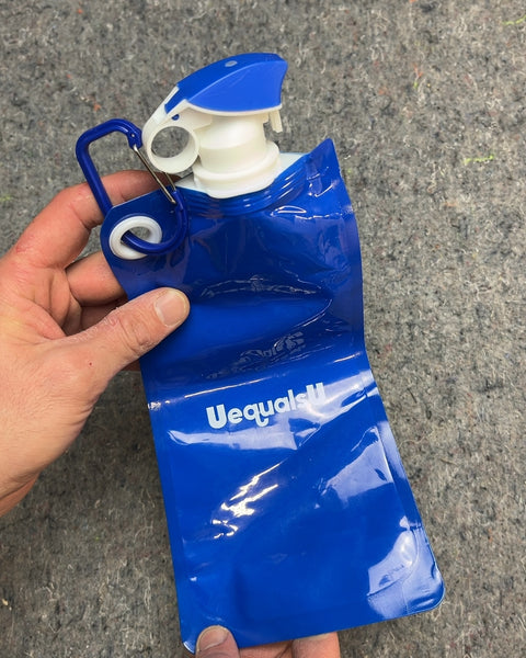 Uequals!! Blue Collapsible Water Bottle