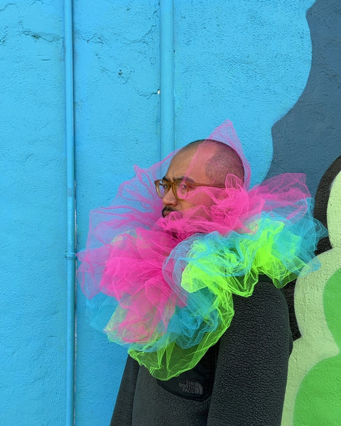 Neon Ruffled Tutu Skirt