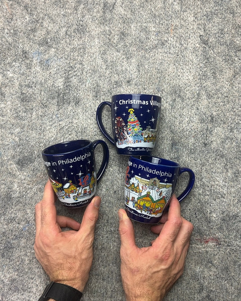 Three Christmas Village in Philadelphia Mugs To Make It Feel Like It's Almost The End Of The Year