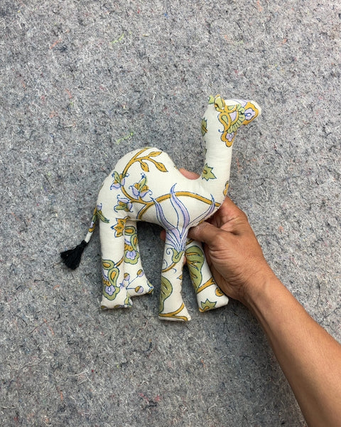 Floral Pattern Stuffed Camel