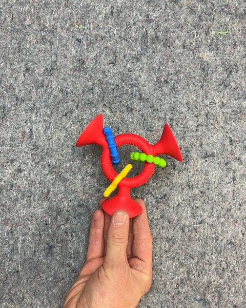 Nuby Silly Three Prong Suction Toy