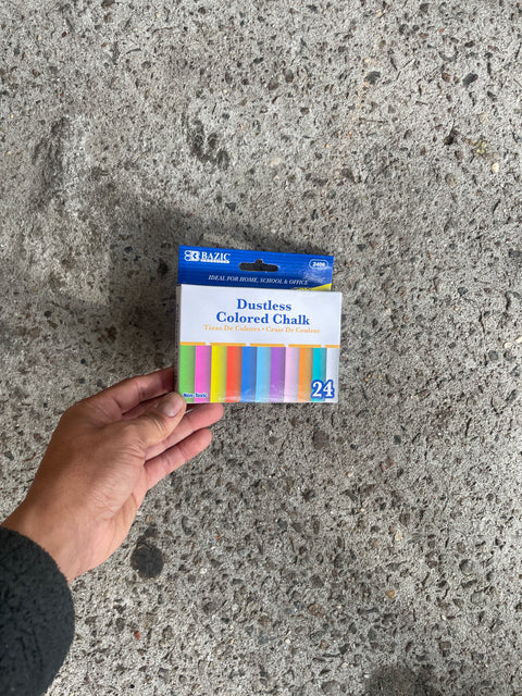 Bunch Of Colored Chalk