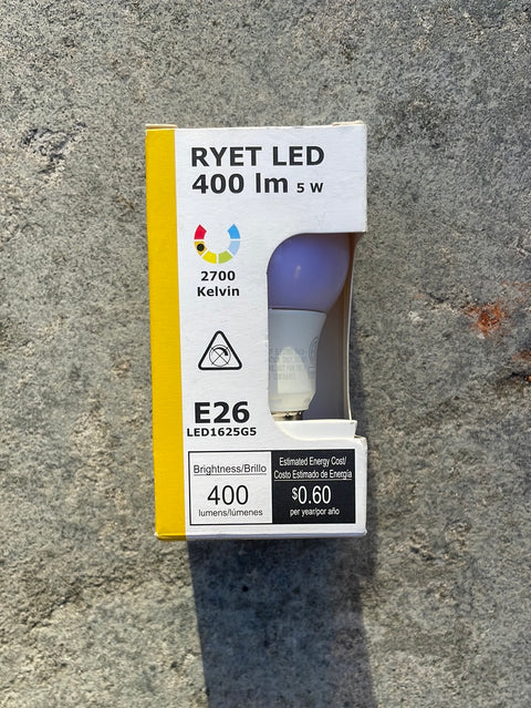 Ryet LED 5 Watt Bulb