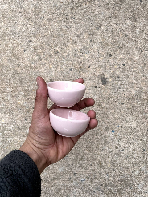 2 Pink Ramekins