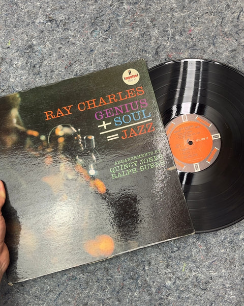 Ray Charles Genius + Soul = Jazz Vinyl Record