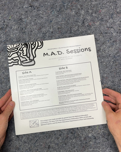 M.A.D. Sessions An Audio Compilation Vinyl Record
