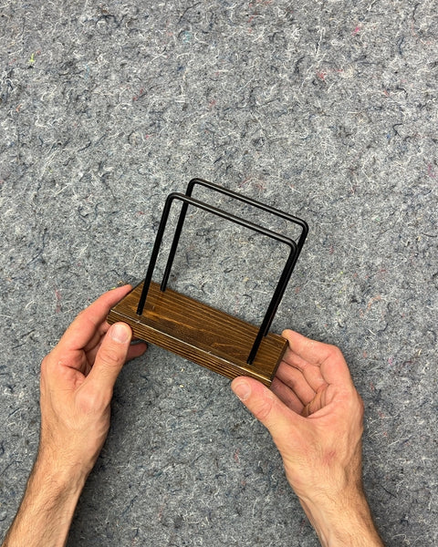 Wood and Metal Napkin Holder