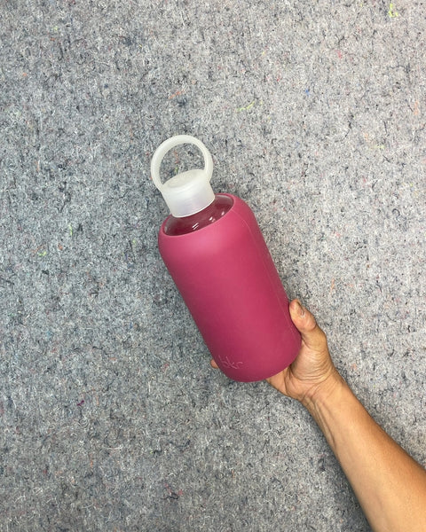 Bkr Glass Water Bottle with Silicone Sleeve