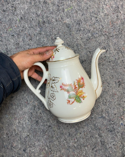 Gorgeous Floral Teapot with Lid