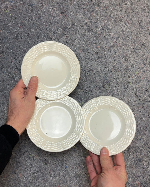 Wedgwood Jasper Motif Small Plates, Set of 3