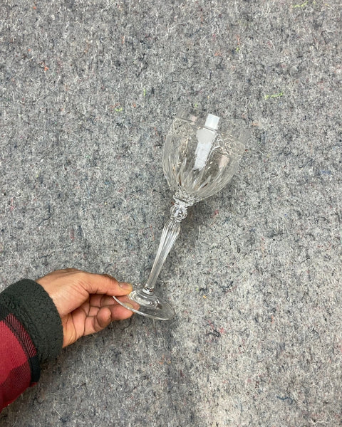 Crystal Stemmed Glass