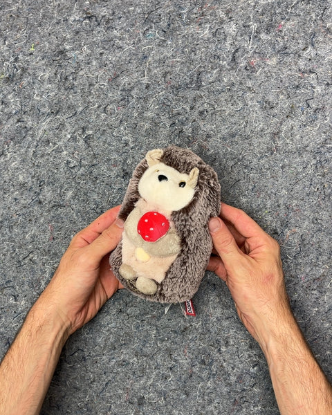 Super Soft Douglas Hedgehog Plush Toy with Mushroom