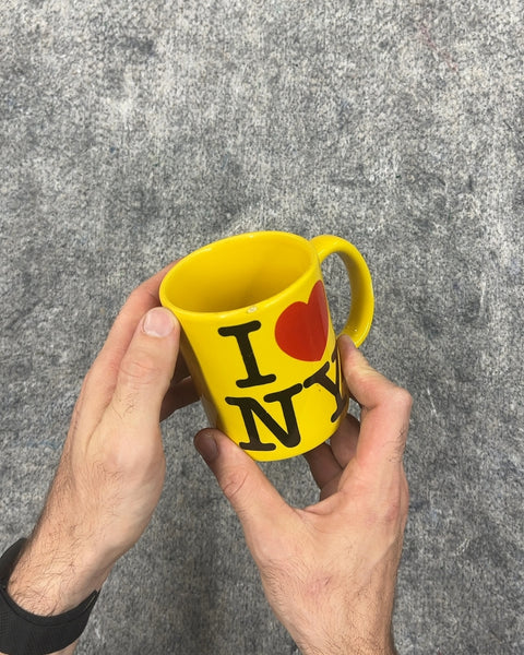 I Love NY Yellow Coffee Mug