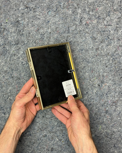 Gold Hinged Double Photo Frame, 5x7" Each