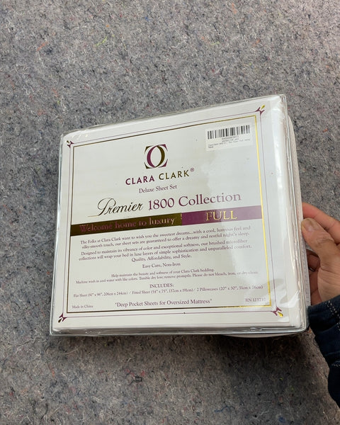 Clara Clark Premier 1800 Collection Deluxe Sheet Set, Full