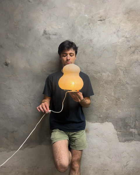 Asano Paper Moon Table Lamp No. 2, Lil' Used At The Top