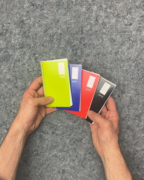 Staples Mini Spiral Notebooks, 4 Pack