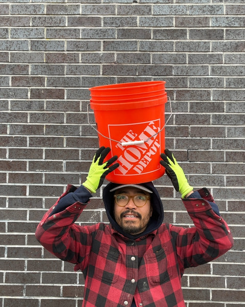 Home Depot Orange Bucket