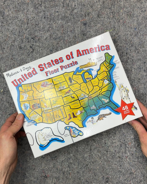 Melissa & Doug United States of America Floor Puzzle, 48 Pieces