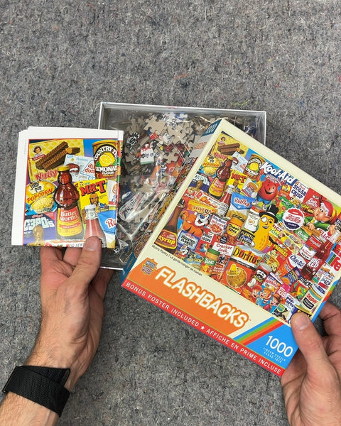 Unopened Flashbacks 1000 Piece Jigsaw Puzzle