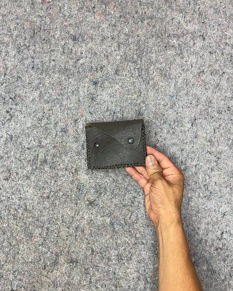 Small Leather Snap Wallet