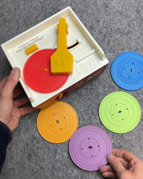 Fisher-Price Music Box Record Player with Records