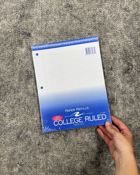 College Ruled Paper, 150 Sheets