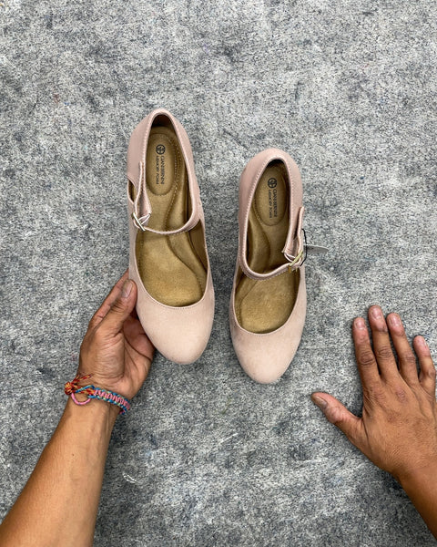 Giani Bernini Blush Mary Jane Heel Pumps, Size 7.5 Medium