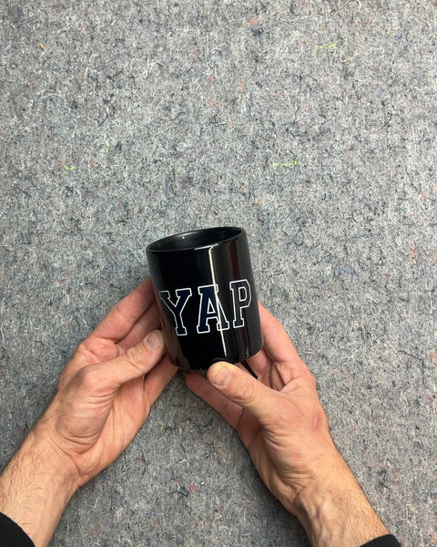 Yap Black Ceramic Coffee Mug