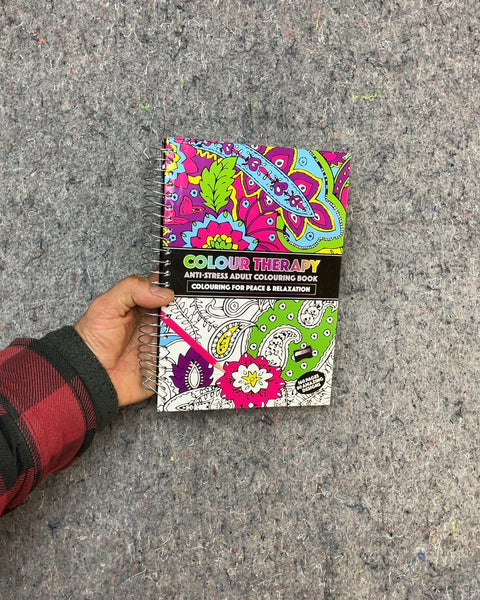 Colour Therapy Adult Coloring Book