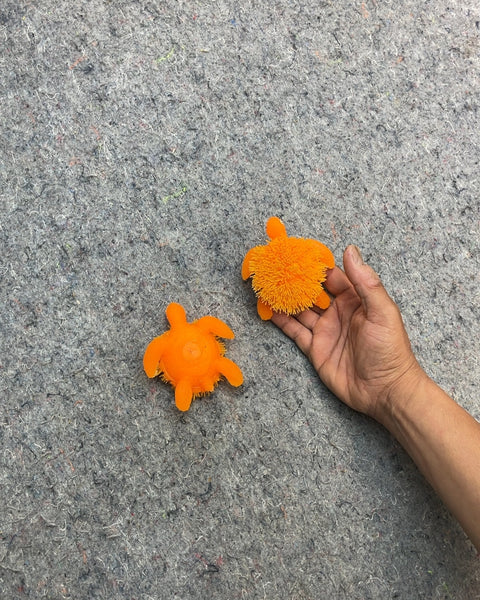 Orange Spiky Turtle Toys