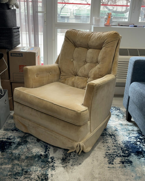 Bouncy Upholstered Armchair, 26x26x30”