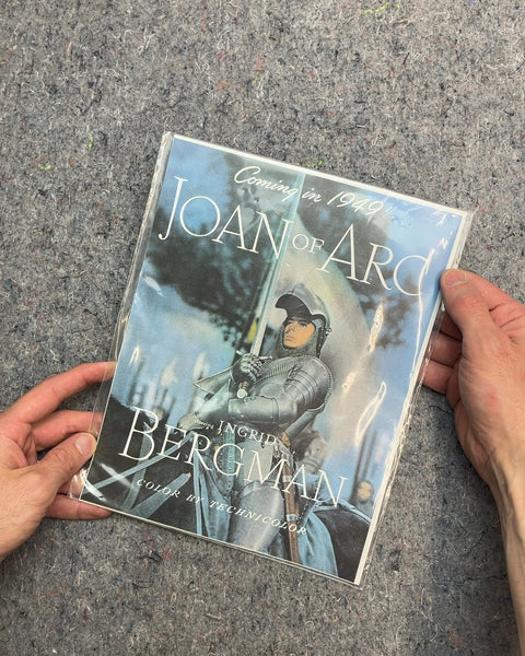 Joan of Arc Ingrid Bergman Movie Poster Print, 9x11"