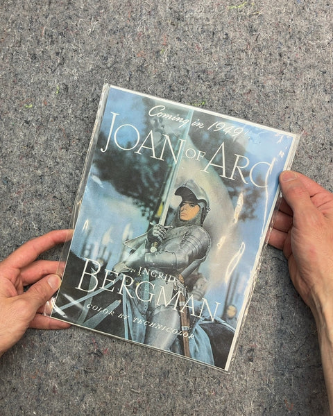 Joan of Arc Ingrid Bergman Movie Poster Print, 9x11"
