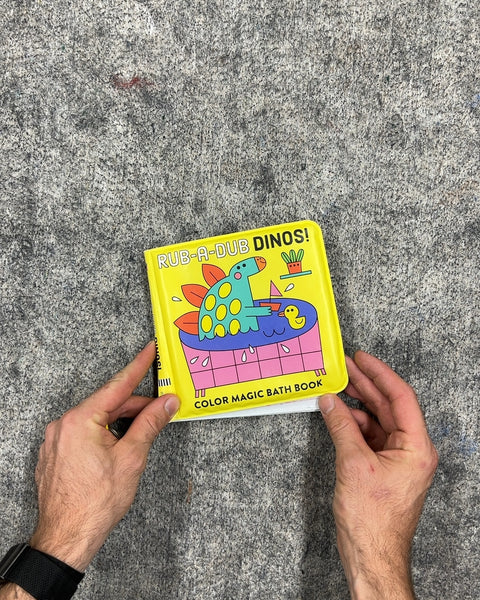 Rub-A-Dub Dinos! Color Magic Bath Book