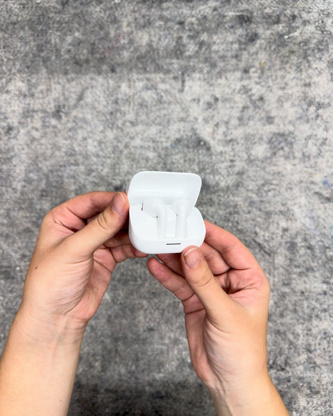True Wireless Earbuds with Charging Case, White