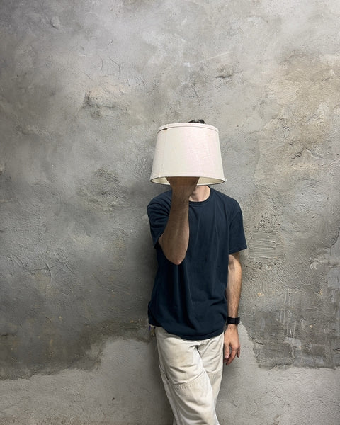 Cream Fabric Drum Lamp Shade, 10"