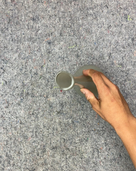 Sexy Gray Glass Bud Vase