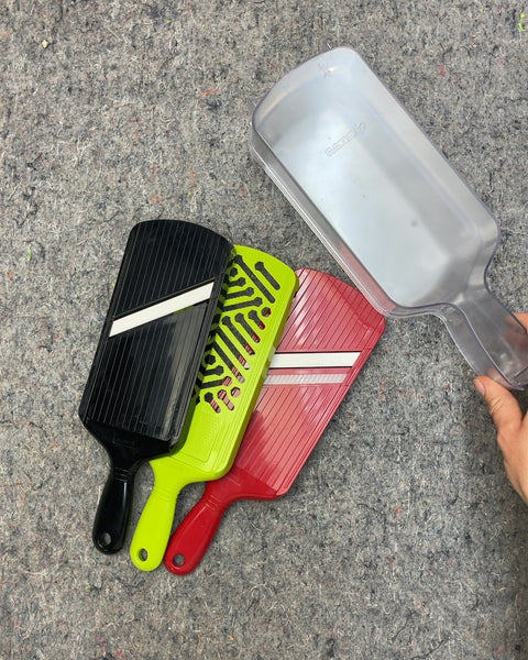 Set of Three Vegetable Graters with Container