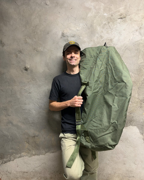 Giant Military Style Canvas Duffle Bag / Backpack