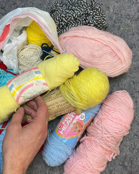 Assorted Colors Of Yarn