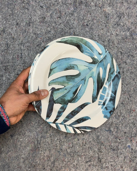 Cute Plastic Plates for a Party That Has Just a Bit Too Many People