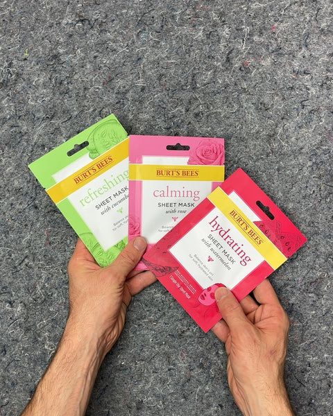 Burt's Bees Refreshing, Calming, and Hydrating Sheet Masks
