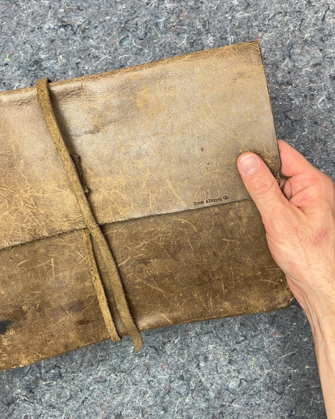 Handmade Leather Portfolio Or Document Organizer
