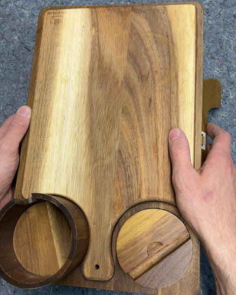Cool Lil' Bamboo Tray With Foldable Legs To Eat In The Couch or Bed