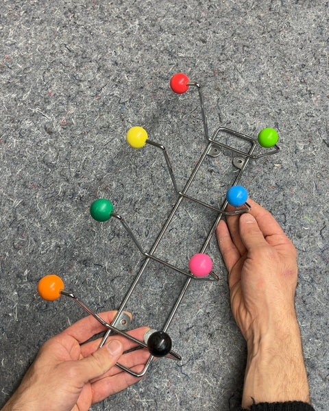 Colorful Ball Wall Mounted Coat Rack