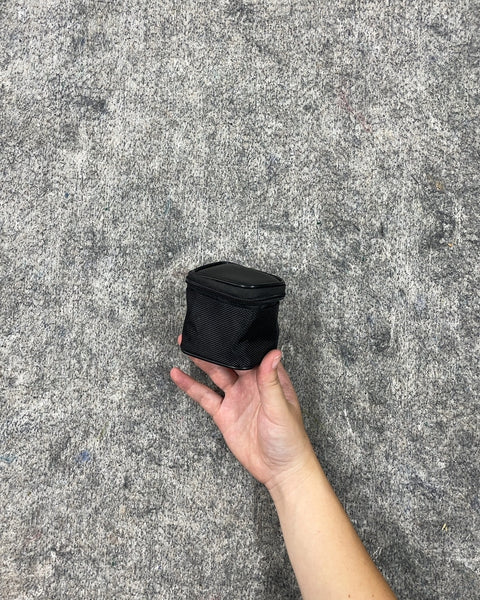 Black Small Zippered Pouch, 3 x 2.5 in