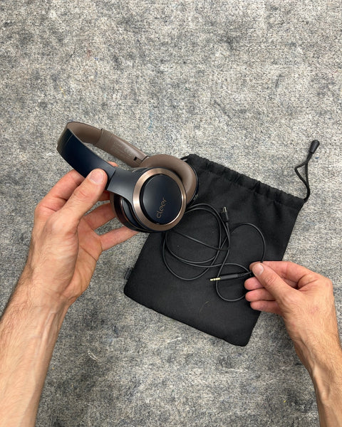 Cleer Over-Ear Bluetooth Wireless Headphones with Pouch and Cables
